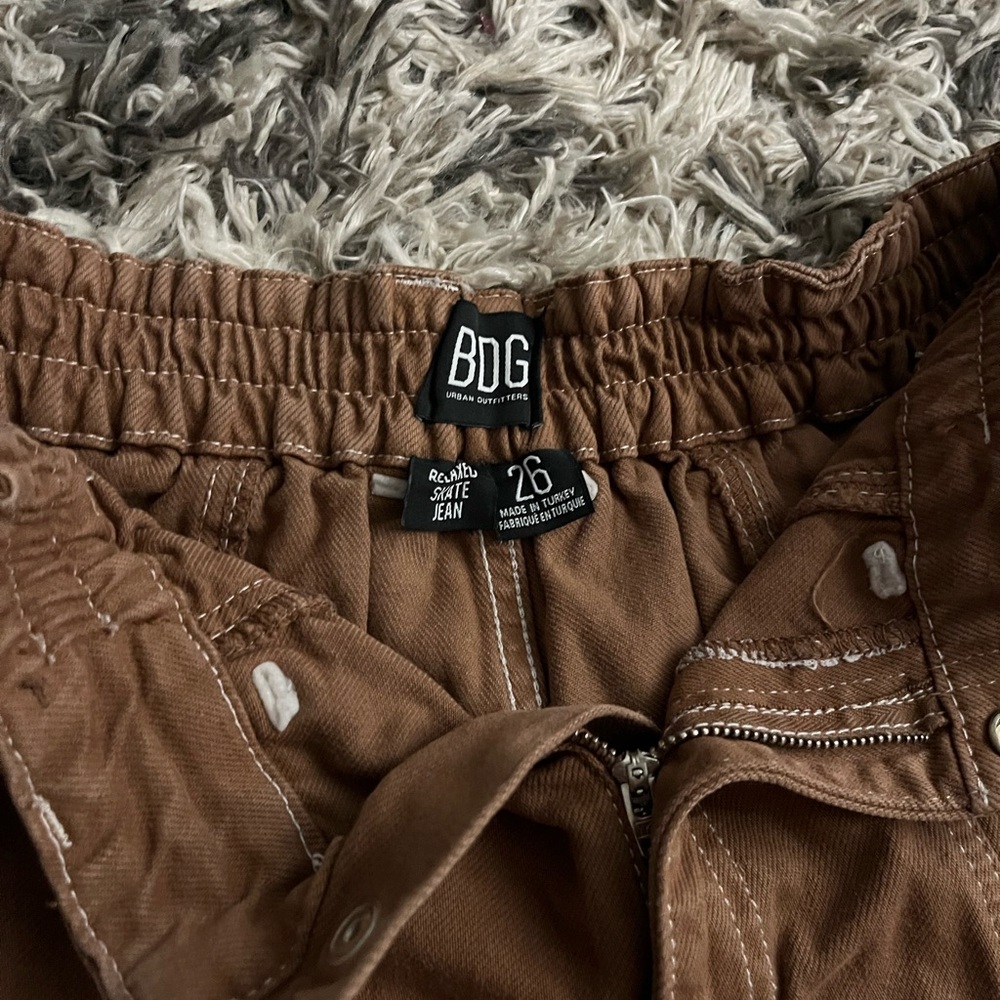 BDG Brown High Rise Relaxer Skater Jeans
